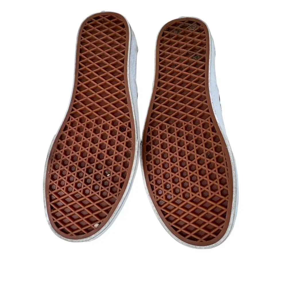Vans Classic Slip-On Night Market Sneaker Men 8 Black Printed Rubber Sole 721356